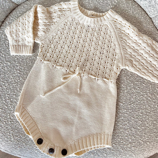 LINA'S KNITTED ROMPER | DREAMY