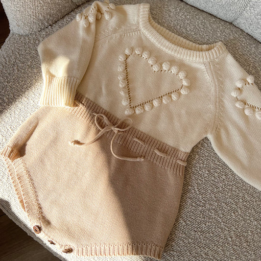 LINA'S KNITTED ROMPER | LOVELY