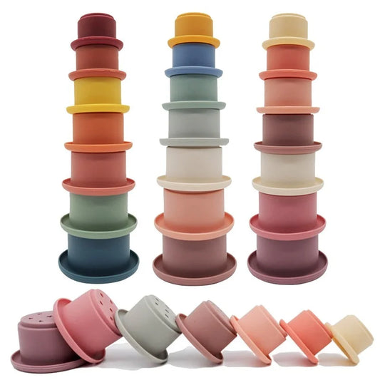 LINA'S SILICONE STACKING CUPS