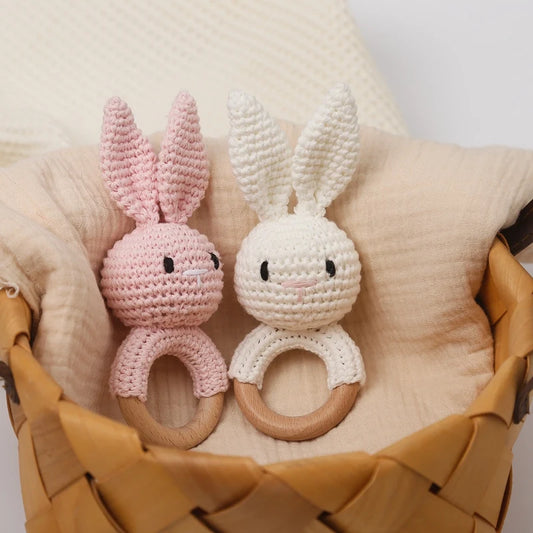 LINA'S CROCHET RATTLE TOY | BUNNY