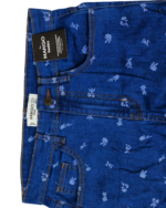Mango Women’s Blue Floral Print Cargo Jeans - Image 4
