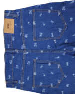 Mango Women’s Blue Floral Print Cargo Jeans - Image 2