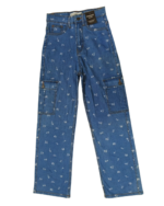 Mango Women’s Light Blue Floral Print Jeans