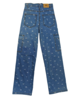 Mango Women’s Light Blue Floral Print Jeans - Image 4