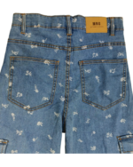Mango Women’s Light Blue Floral Print Jeans - Image 2