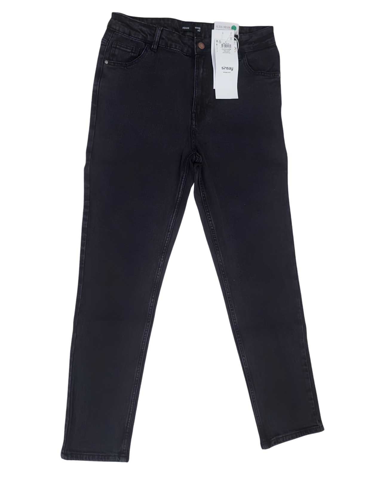 Sinsay Men’s Black Slim Fit Jeans Sinsay Men’s Black Slim Fit Jeans - Image 1