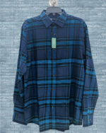 Men's Blue Checkered Full Sleeve Casual Shirt