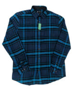 Men's Blue Checkered Full Sleeve Casual Shirt - Image 2